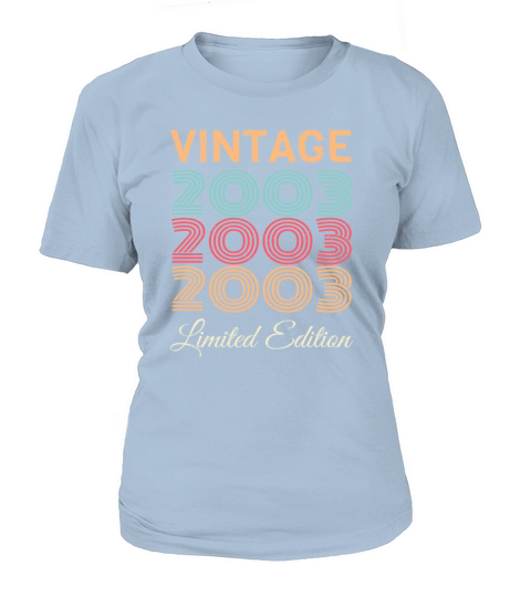 18th birthday gift 18 years 2003 Vintage Women's T-Shirt