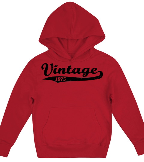 Vintage 1975 Kids Hoodie