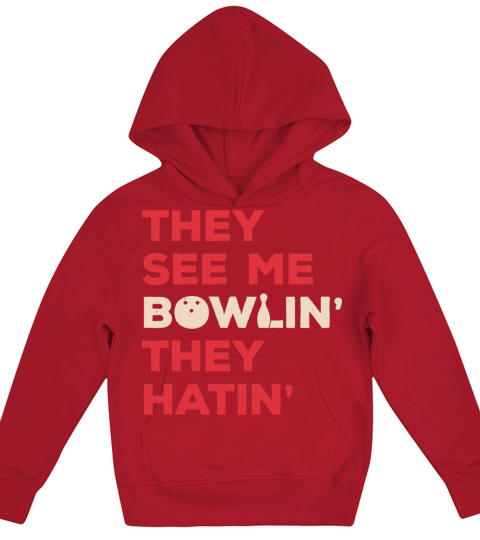 Funny Bowling Quote Kids Hoodie