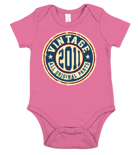 Vintage 2011 Short Sleeve Baby One-Piece