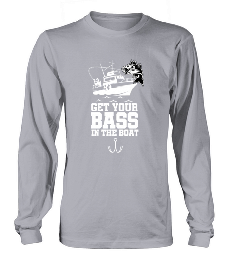 Cool Fishers Get Your Bass Boat Boating Fisherman Women's Long Sleeve