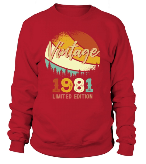 Vintage 1981 Limited Women's Sweatshirt