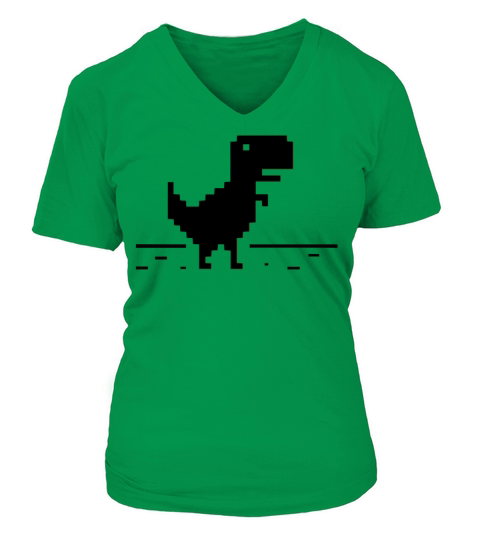 Chromosaur Women's V-Neck T-shirt