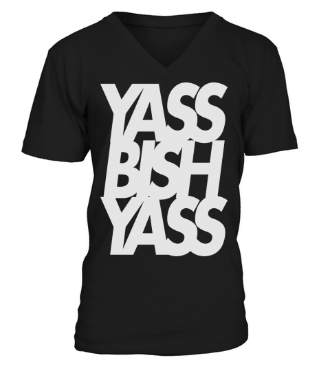 YASS BISH YASS Men's V-Neck T-shirt