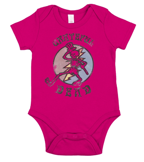 Grateful Dead Rock Funny Short Sleeve Baby One-Piece
