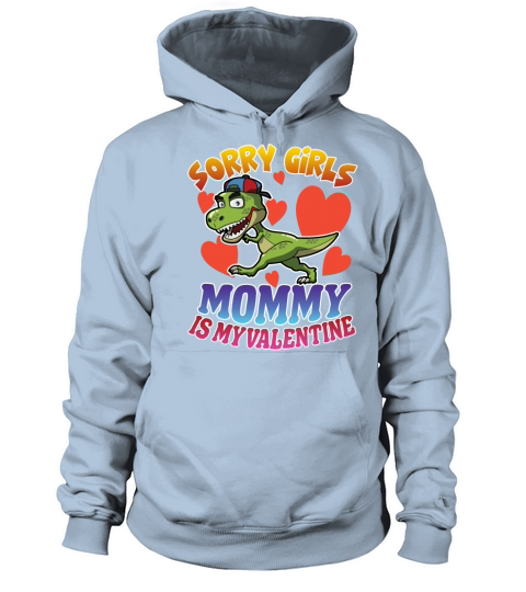 Valentines Day Gift For Boys Dino Dinosaur Hearts Women's Hoodie