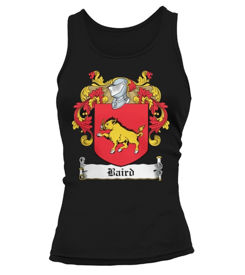 Baird Coat of Arms Irish Family Crests Tank top Woman