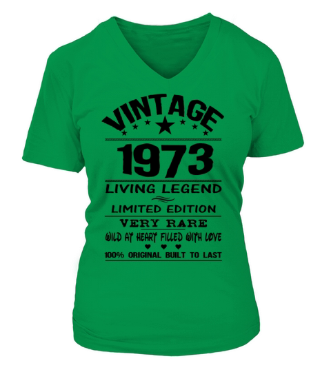 VINTAGE 1973 Women's V-Neck T-shirt
