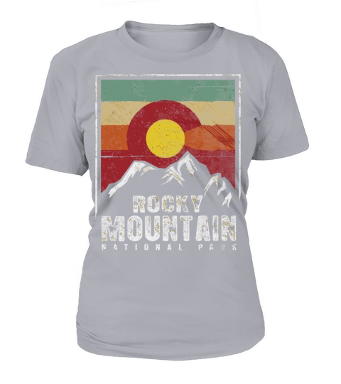 Vintage Rocky Mountain National Park Shirt Colorad Women's T-Shirt