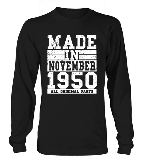 195 Birthday November Vintage Saying Women's Long Sleeve