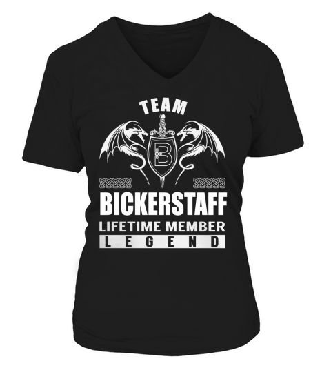 Team BICKERSTAFF Lifetime Member Legend Name TShirts V-neck T-Shirt Woman