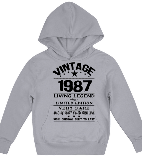 VINTAGE 1987 Kids Hoodie
