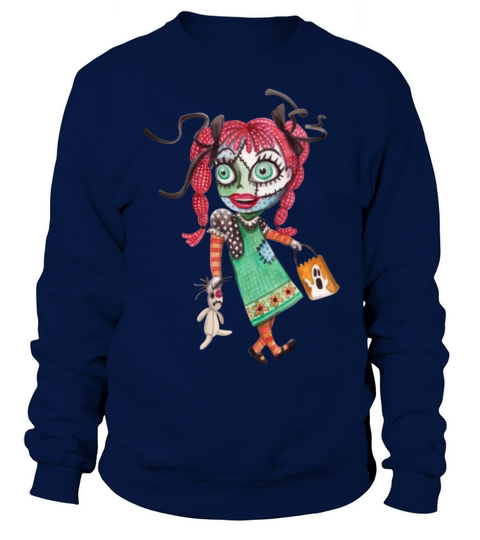 Happy halloween rag doll Women's Sweatshirt