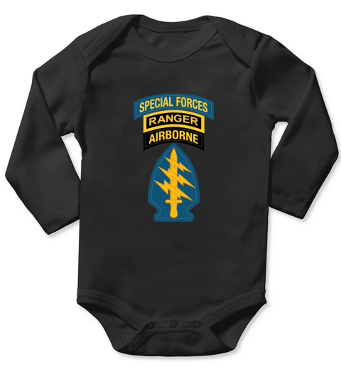 US Special Forces - Unisex Long Sleeve Long Sleeve Baby One-Piece