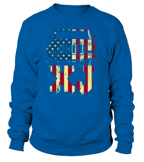 XJ American Flag Sweatshirt Unisex