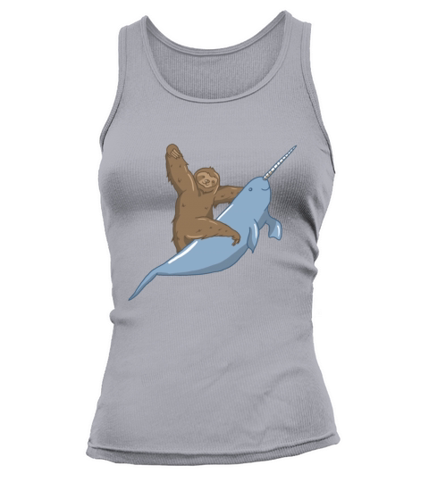 Narwhal Unicorn Beluga Sea Life Sloth Tusk Gift Women's Tank Top