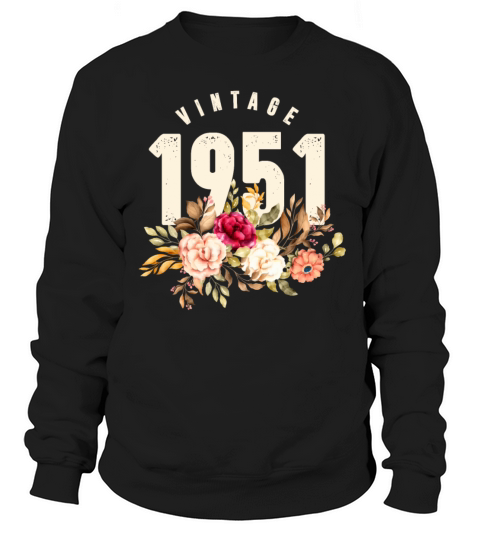 Vintage 1951 70th Birthday Est 1951 Men's Sweatshirt