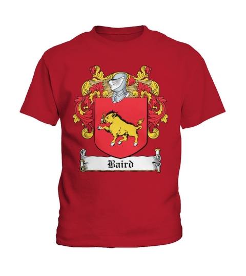 Baird Coat of Arms Irish Family Crests Kids T-Shirt