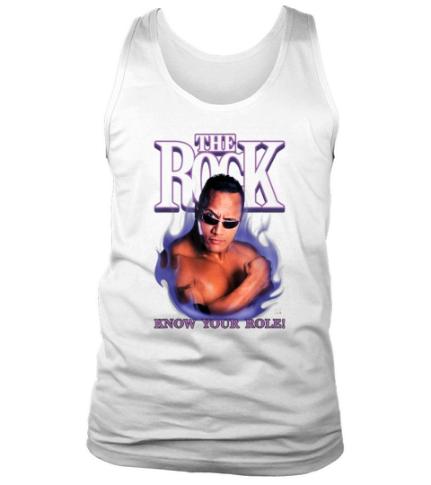 The Rock Know Your Role WWE shirt Tank Top Unisex