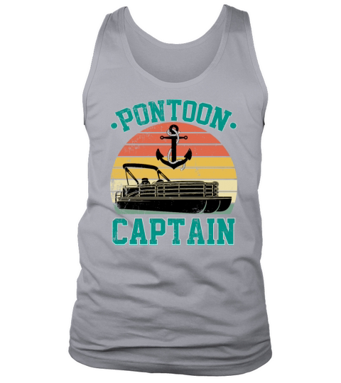 pontoon captain funny boaters or boat driving Tank Top Unisex