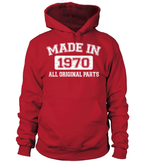 51th birthday Shirt Born Made In 1970 Gift Tee Women's Hoodie
