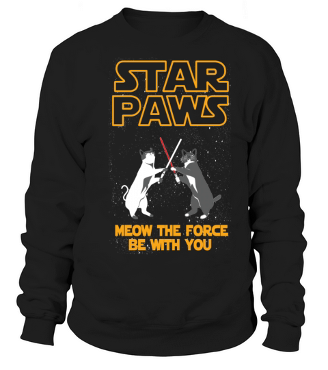 Star Wars cat version - Meow the force be with you Women's Sweatshirt