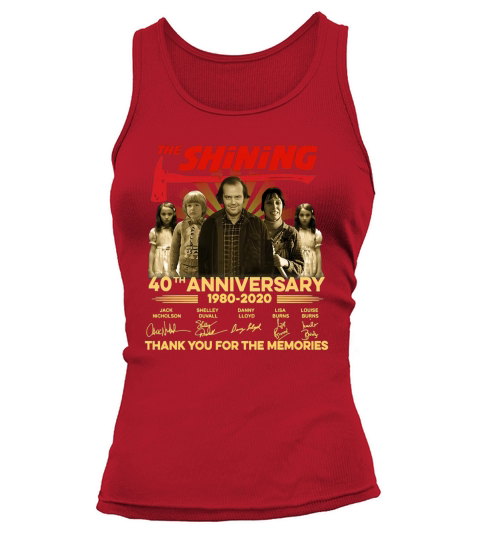 The Shining 40th 1980 2020 anniversary thank you for the memories signatures Tank top Woman