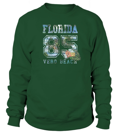Old School Vero Beach Vacation Souvenir Family Women's Sweatshirt