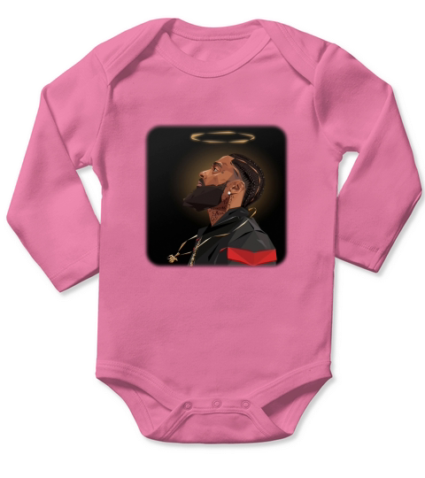 Nipsey Hussle Long Sleeve Baby One-Piece