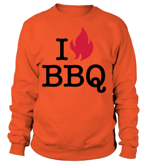 I Love BBQ Women's Sweatshirt