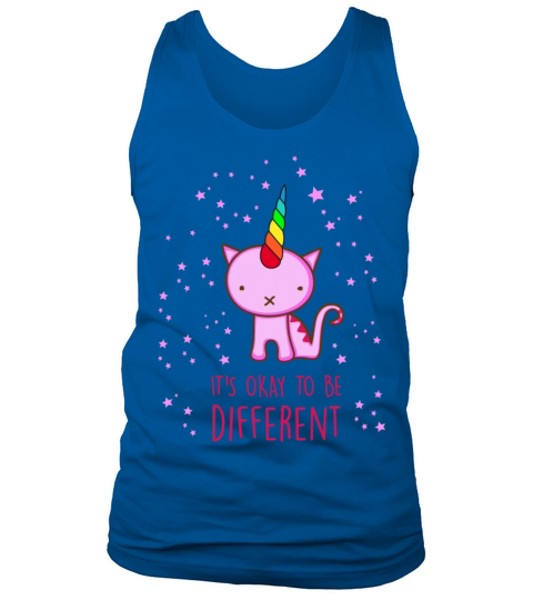 Different Unicorn Cat Men's Tank Top
