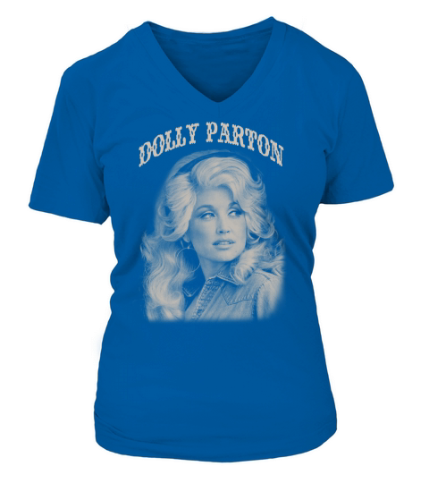 Dolly Parton tshirt V-neck T-Shirt Woman