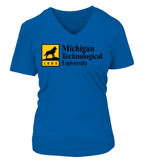 Michigan Technological University V-neck T-Shirt Woman