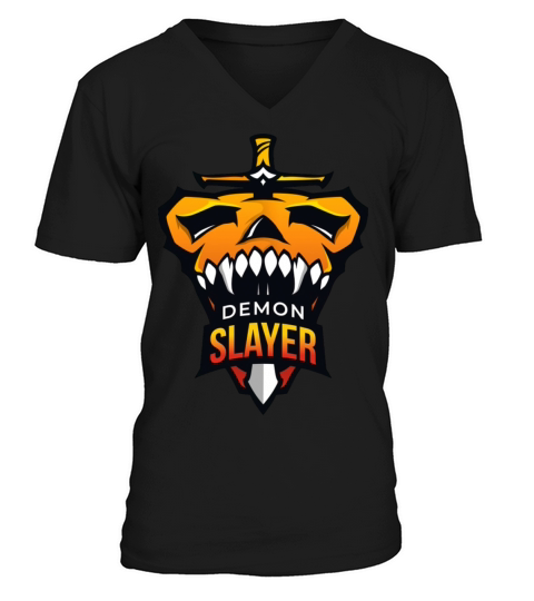 demon slayer Men's V-Neck T-shirt