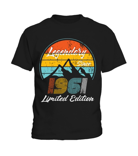 60 Years Legendary since 1961 Limited Edition Kids T-Shirt