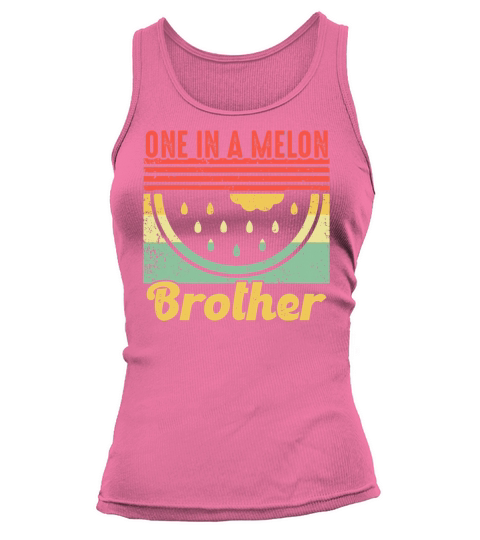 Family summer Watermelon Vintage One In A Melon Women's Tank Top