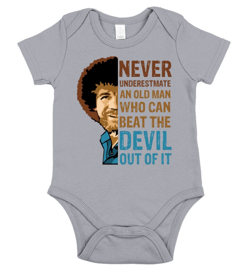 Bob Never Underestimate an old man who can beat the devil out of it Short Sleeve Baby One-Piece