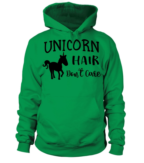 Unicorn hair dont care Women's Hoodie