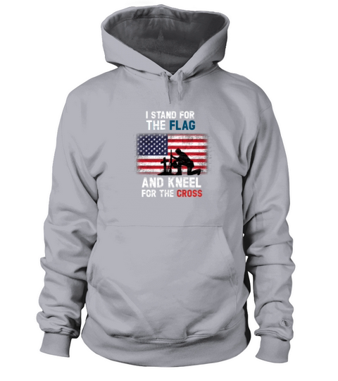 I Stand for the Flag I Kneel for the Cross Women's Hoodie