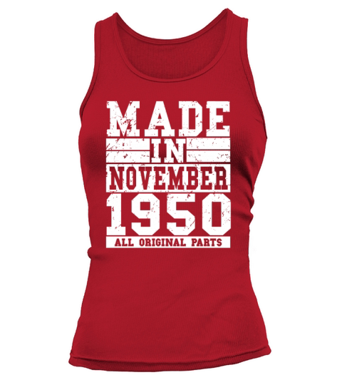 195 Birthday November Vintage Saying Women's Tank Top