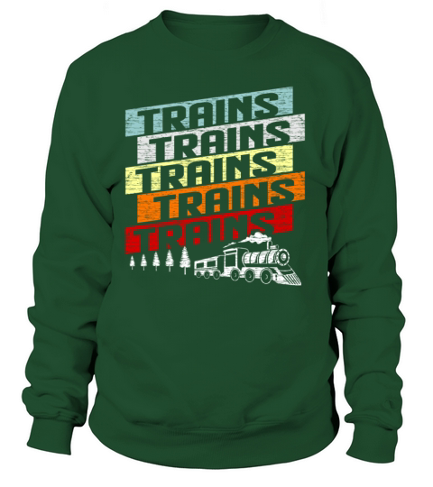 Train Trains Model Railroad Railway Gift Women's Sweatshirt