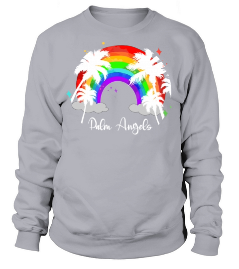 palm angels Gifts Rainbow Shirts Sunset T Shirts Women's Sweatshirt