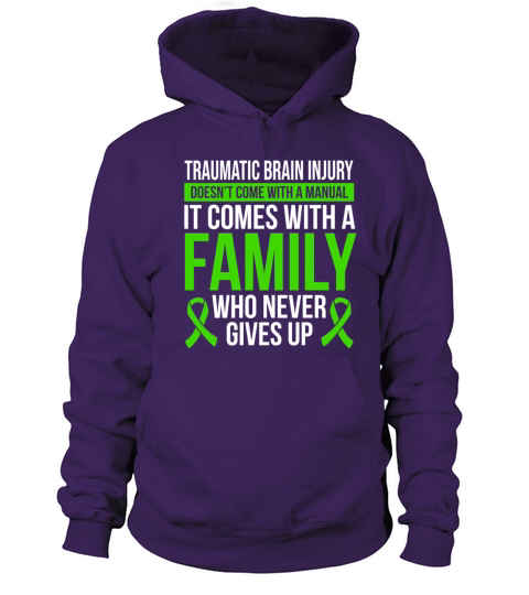 Traumatic Brain Injury Awareness Ribbon Warrior Women's Hoodie