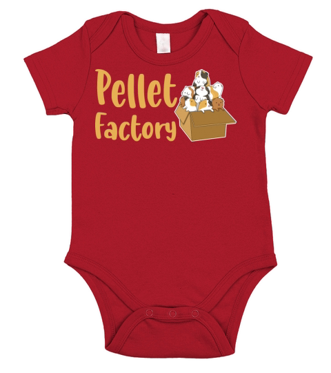 Pellet Factory Quote for a Guinea Pig Nerd Short Sleeve Baby One-Piece