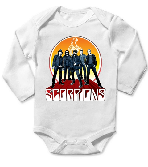 Scorpions Long Sleeve Baby One-Piece