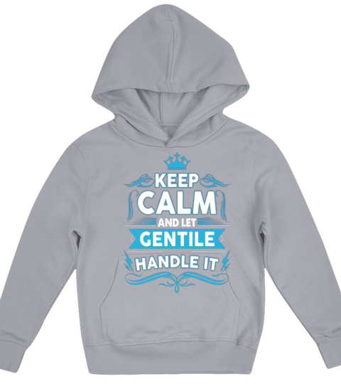 Keep calm GENTILE, GENTILE tshirt Kids Hoodie