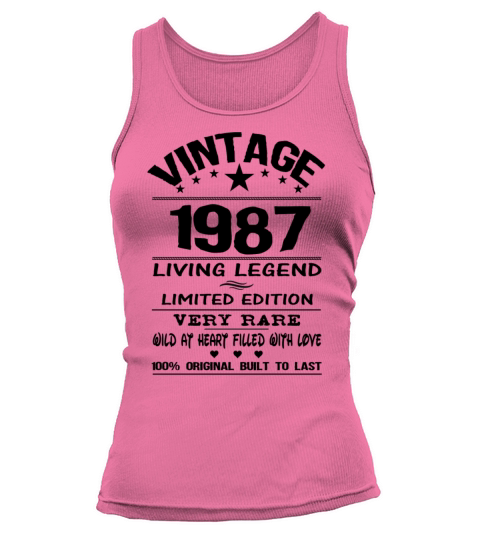 VINTAGE 1987 Women's Tank Top