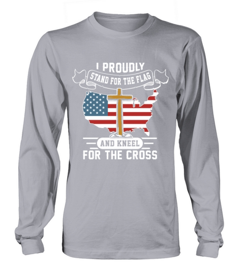 i kneel for the cross shirt Women's Long Sleeve