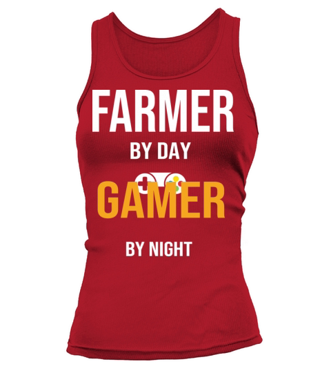 farmer by day gamer by night Tank top Woman