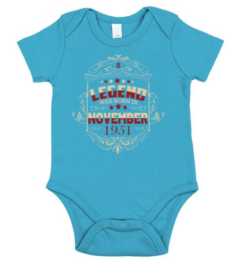 A legend was born in November 1951 Short Sleeve Baby One-Piece